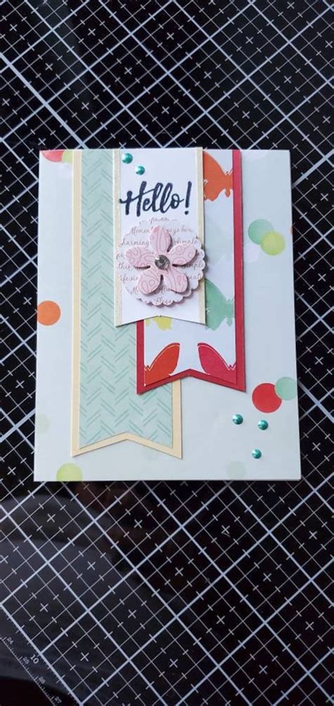 Handmade Hello Greeting Card Etsy