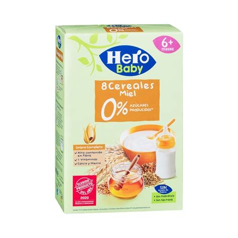 Papilla Cereales Con Miel Hero Baby Meses