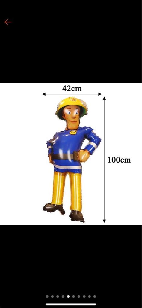 Fireman Sam Balloon, Hobbies & Toys, Stationery & Craft, Occasions ...