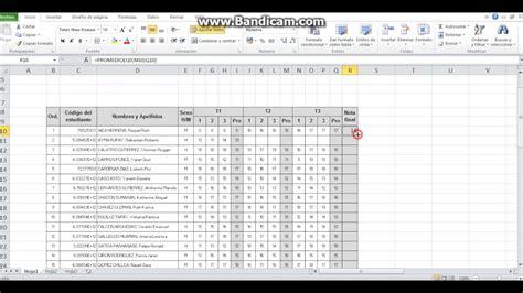 Promedio General Del Siagie En Excel Youtube Mobile Legends Hot Sex