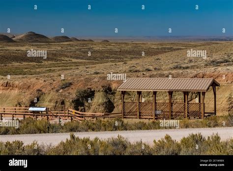 Interpretive Trail And Shade Structure At Red Gulch Dinosaur Tracksite