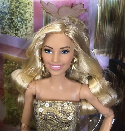 Barbie The Movie Collectible Doll Margot Robbie As Barbie In Gold Disco