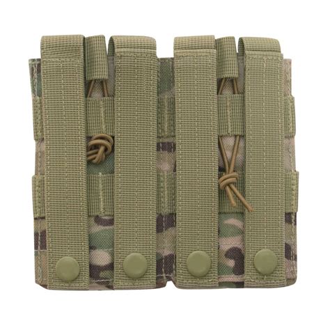 Rothco Multi Cam Molle Open Top Double Mag Pouch Robbins Airsoft