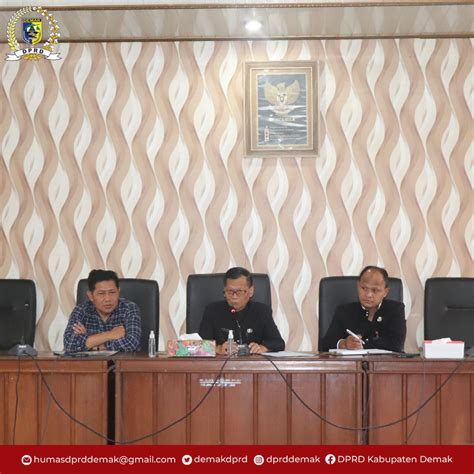 Kunjungan Banggar Dan Bk Dprd Kabupaten Pemalang Dprd Demak