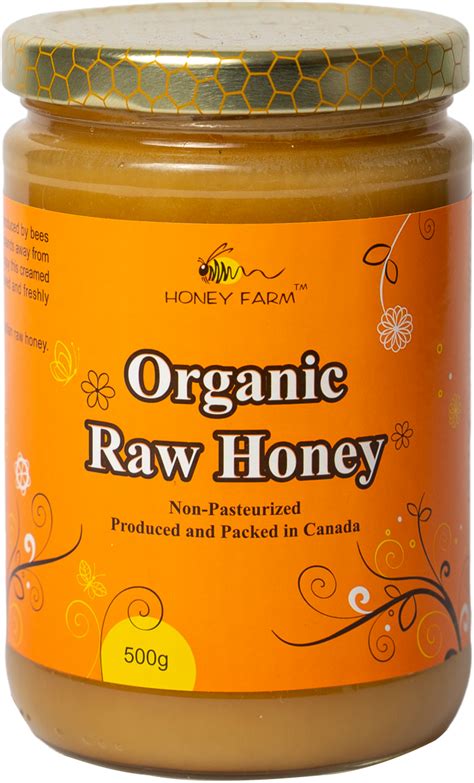 Organic Raw Honey 500g Honey Farm