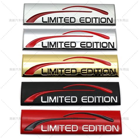 NEW 1 X Metal LIMITED EDITION Logo Car Auto Side Rear Emblem Badge