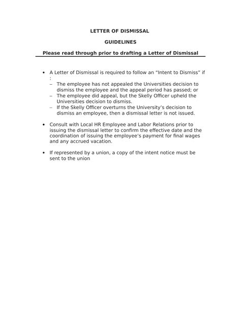 Employee Termination Letter 17 Examples Format Pdf Tips