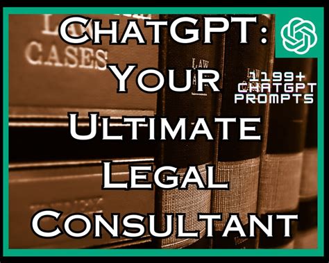 Chatgpt For Legal Chatgpt Prompts No Lawyers Ai Legal Advice Chat Gpt