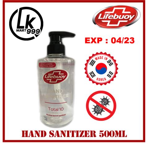 Lifebuoy Total 10 Hand Sanitizers 500 Ml Lazada