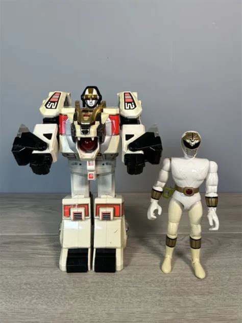 MIGHTY MORPHING POWER Rangers Tigerzord White Ranger Vintage 1993