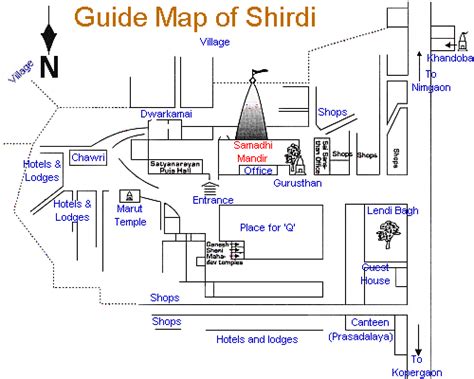 Sai Baba Shirdi Temple History & Map, Holy Places in Shirdi Dwarkamai ...