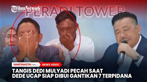 Tangis Dedi Mulyadi Pecah Saat Dedi Ucap Siap Dibui Gantikan