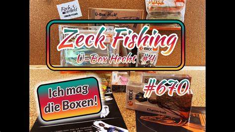 Das Unboxing zur Zeck Fishing Ü Box Hecht Series 4 YouTube