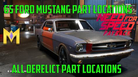 Nfs Payback Ford Mustang 1965 Part Locations