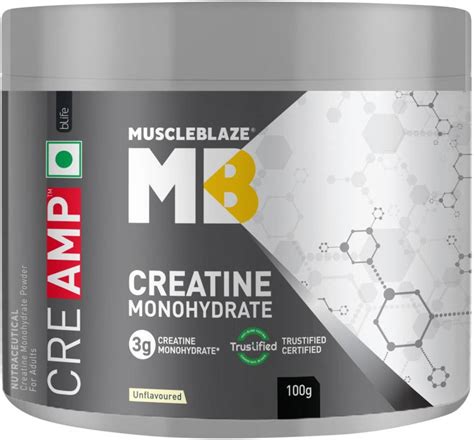 Muscleblaze Creatine Monohydrate Creamp With Creabsorb Trustified