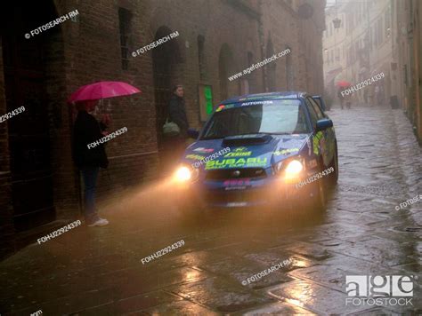 Rally Car Tuscany Italy Montalcino Toscana Europe Trofeo Rally