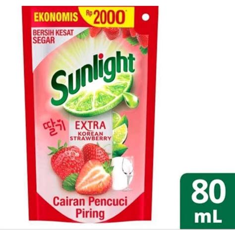 Jual Sunlight Korean Strawberry Ml Sabun Cuci Piring Sunlight New