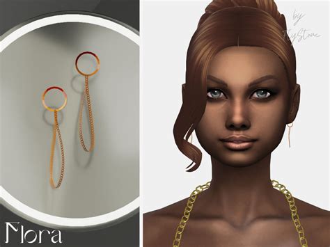 The Sims Resource Flora Female Earrings