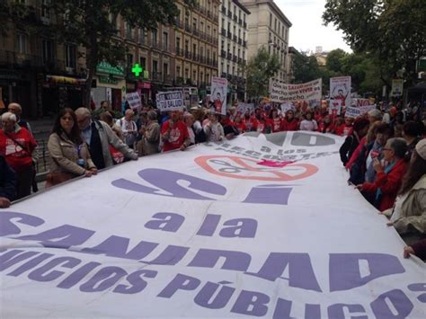 Marcha De La Marea Blanca Por Una Sanidad P Blica En Madrid