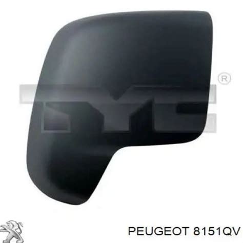 Qv Peugeot Citroen Cristal De Espejo Retrovisor Exterior Derecho