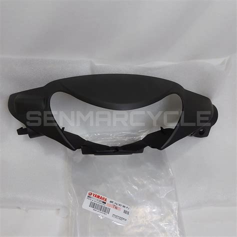 HANDLE COVER UPPER 1 MIO SPORTY SOULTY MATTE BLACK ORIGINAL YAMAHA