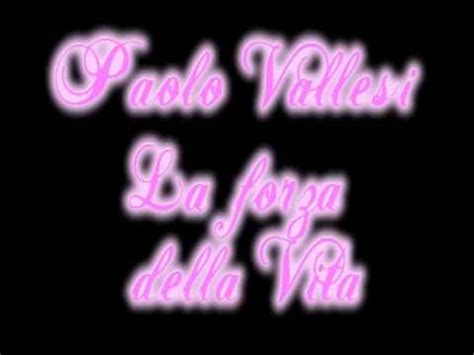 Paolo Vallesi La Forza Della Vita Cover By Tek Youtube