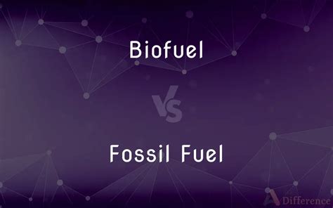 Biofuel vs. Fossil Fuel — What’s the Difference?