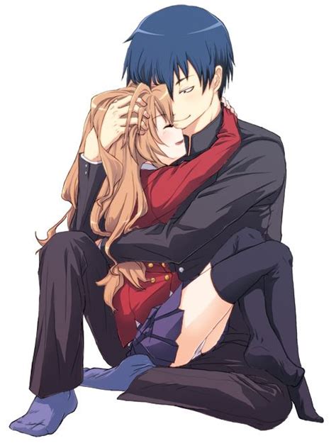 Toradora Fanart Kiss - Despite ryuji takasu's gentle personality, his eyes make him look like an ...