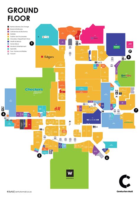 Mall Map Centurion Mall