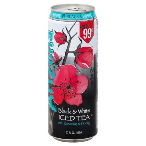 AriZona Black White Iced Tea 23 Fl Oz Smiths Food And Drug