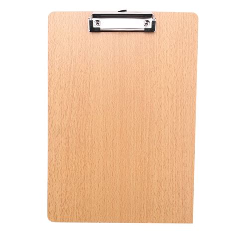 2X A4 Size Wooden Clipboard Clip Board Office School Stationery with ...