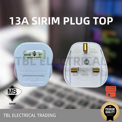 Sirim A Pin Plug Top Socket Plugtop Suis Electric Induction