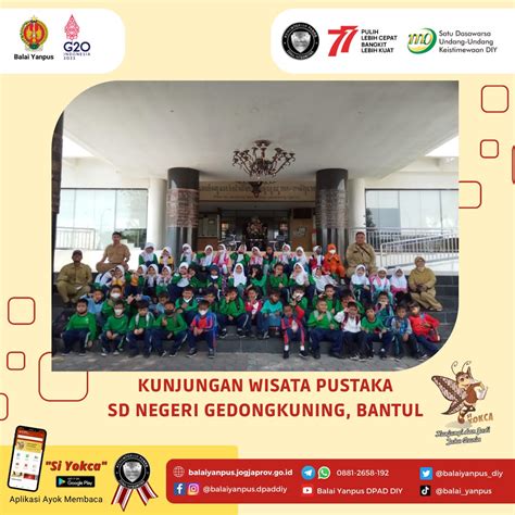 Kunjungan Wisata Pustaka Dari Siswa Siswi Kelas Sd Negeri