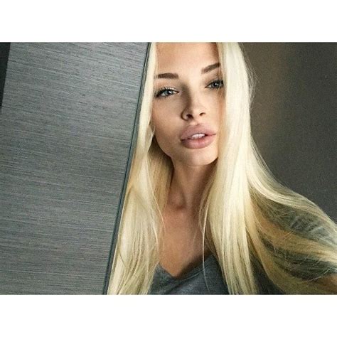 Alena Shishkova Alenashishkova On X Light Blonde Hair White