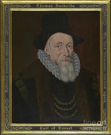 Thomas Sackville 1st Earl Of Dorset Painting By John De Critz Pixels