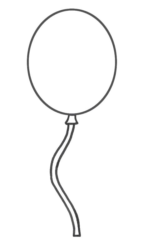 Black And White Balloon Clip Art