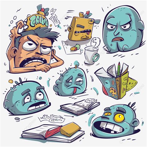 boredom clipart animated characters face cartoon vector cartoon