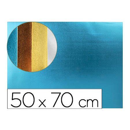 Goma Eva 50X70 Cm Espessura 2 Mm Metalizada Azul Claro