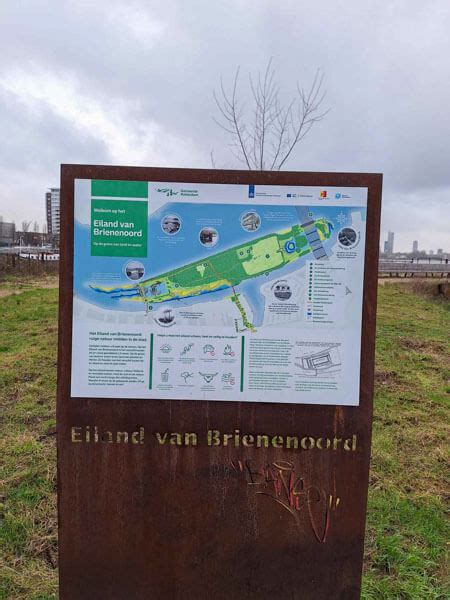 Wandelen Op Eiland Van Brienenoord Natuur Midden In Rotterdam