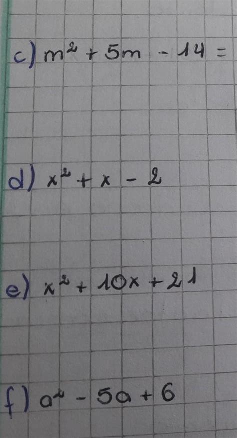 Trinomio De La Forma X2 Bx C Brainly Lat