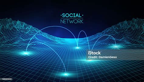 Social Network Media Global People Communication And Information