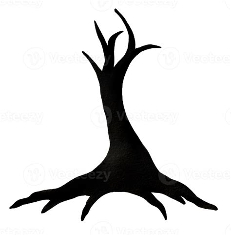 Halloween Scary Tree Silhouette 11731289 Png