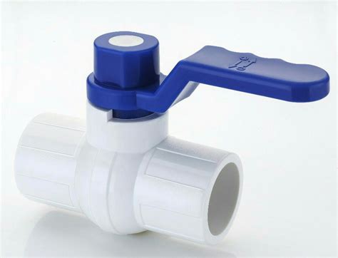 Kevlam White And Blue Long Handle UPVC Ball Valve 3 4 Rs 23 Piece