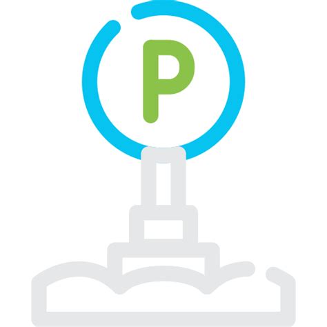Parking sign Generic color outline icon