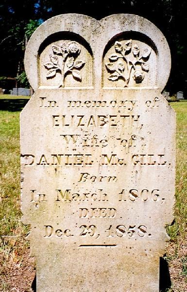 Wood Torbert Families Elizabeth McGill 1806 1858 The Old