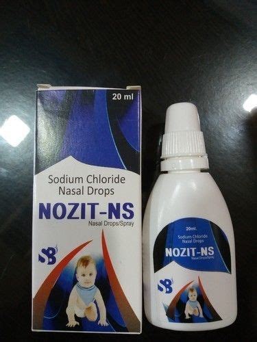 Nozit Ns Nasal Spray For Hospital Rs 12 Pack Sitnez Biocare P