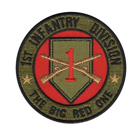 1st Infantry Division - The Big red One Patch - Popular Patch