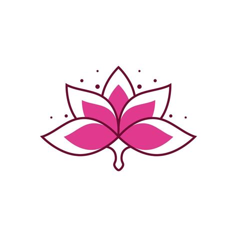 Beauty Lotus Flower Vector Icon 12984048 Vector Art At Vecteezy