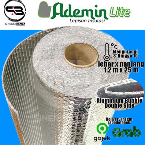 Jual Aluminium Foil Bubble Insulasi Atap Peredam Panas Atap Ademin