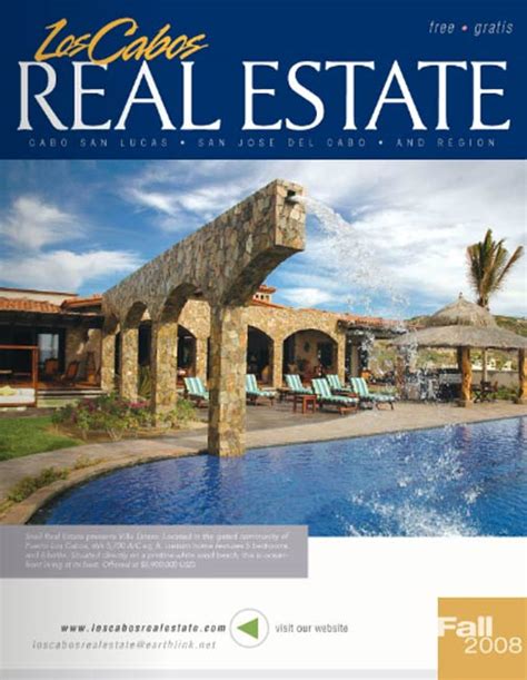 Los Cabos Real Estate Magazine Cabo San Lucas San Jose Del Cabo Region